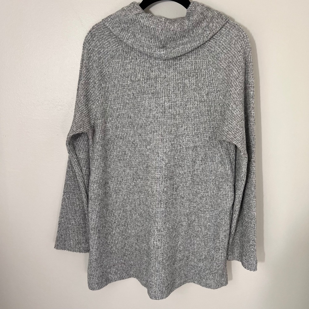 North River Cozy Thermal Cowl Neck Waffle Knit Tunic (M) Winter Long Sleeve - Picture 11 of 14